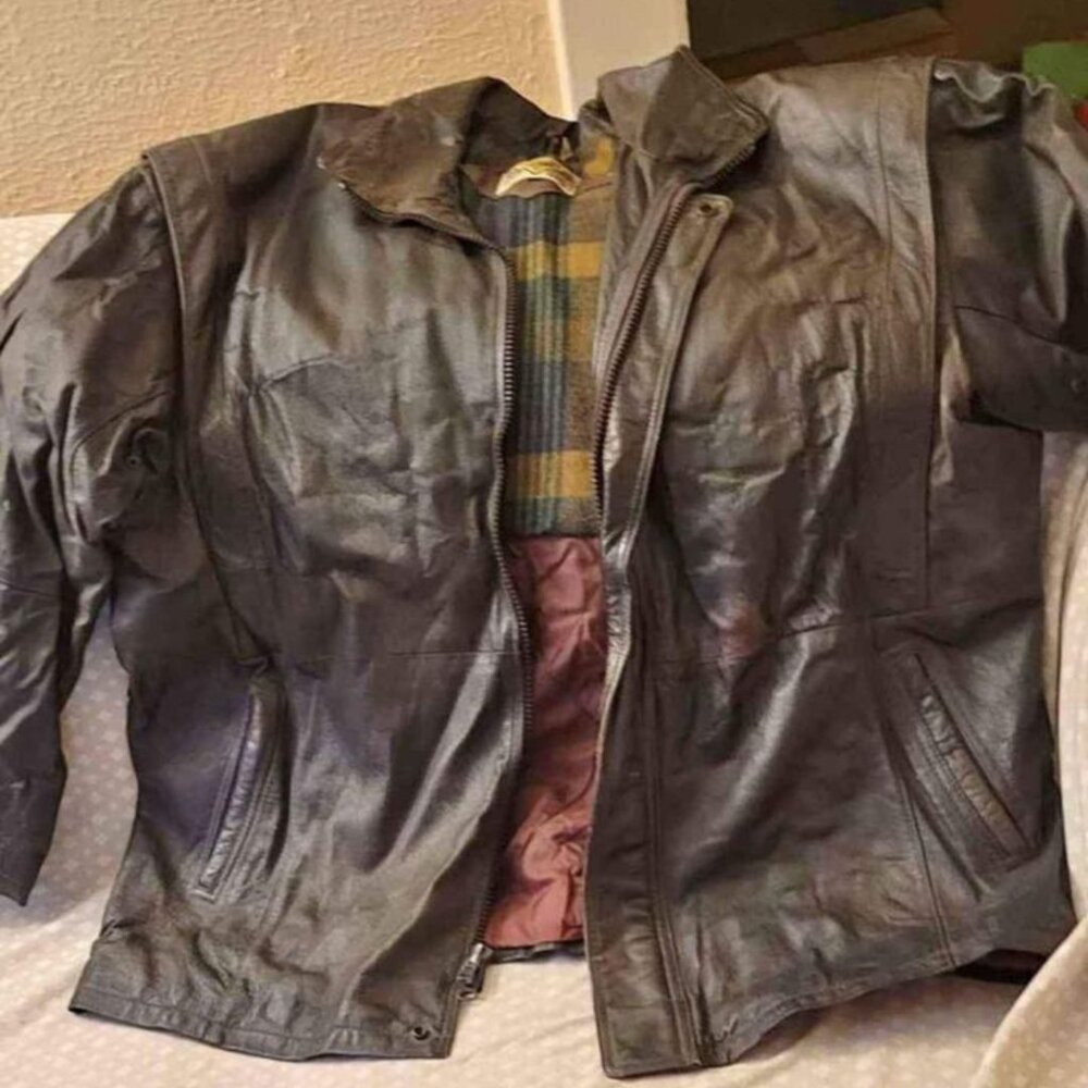 Mens leather jacket